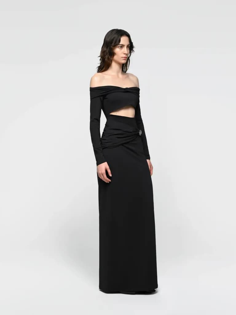 Платье Draped Maxi Dress