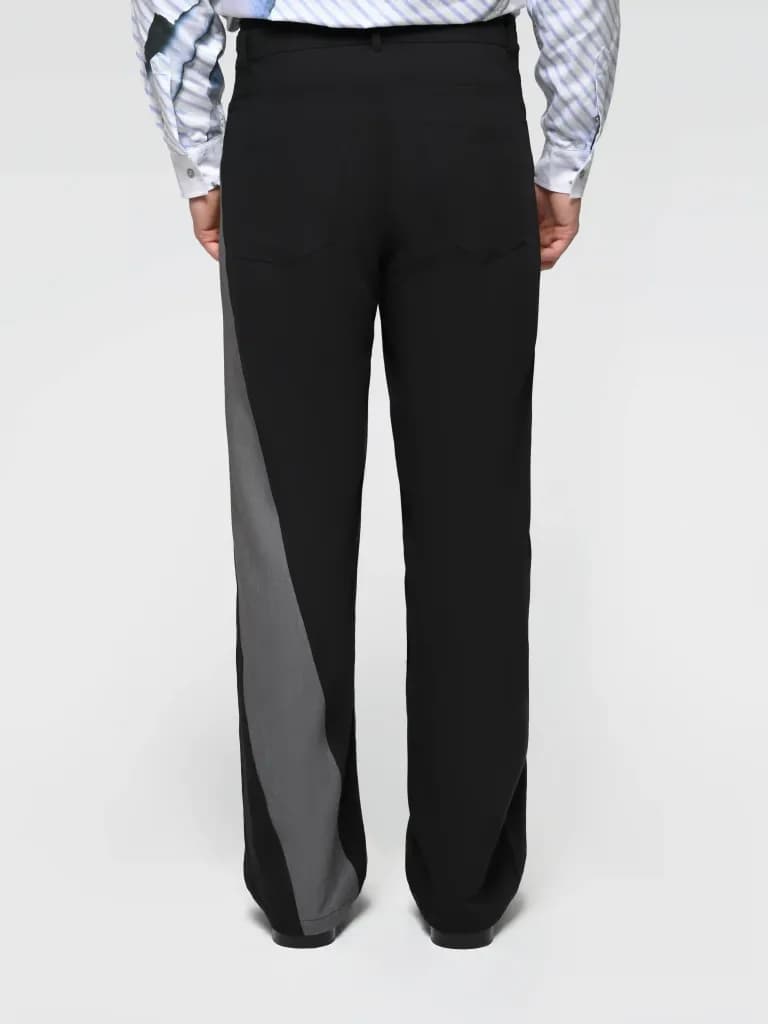 Брюки Asymmetric two colored men pants