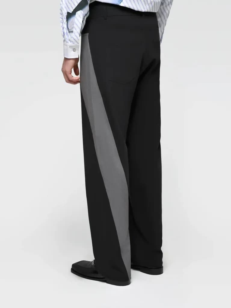 Брюки Asymmetric two colored men pants