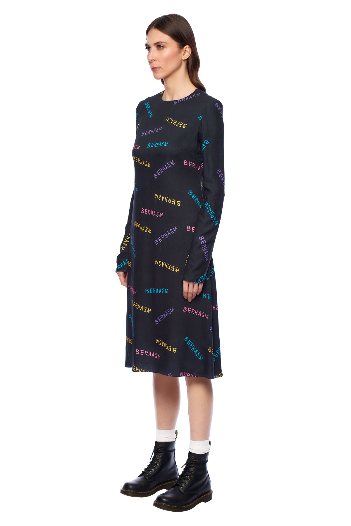 Berhasm logo print dress