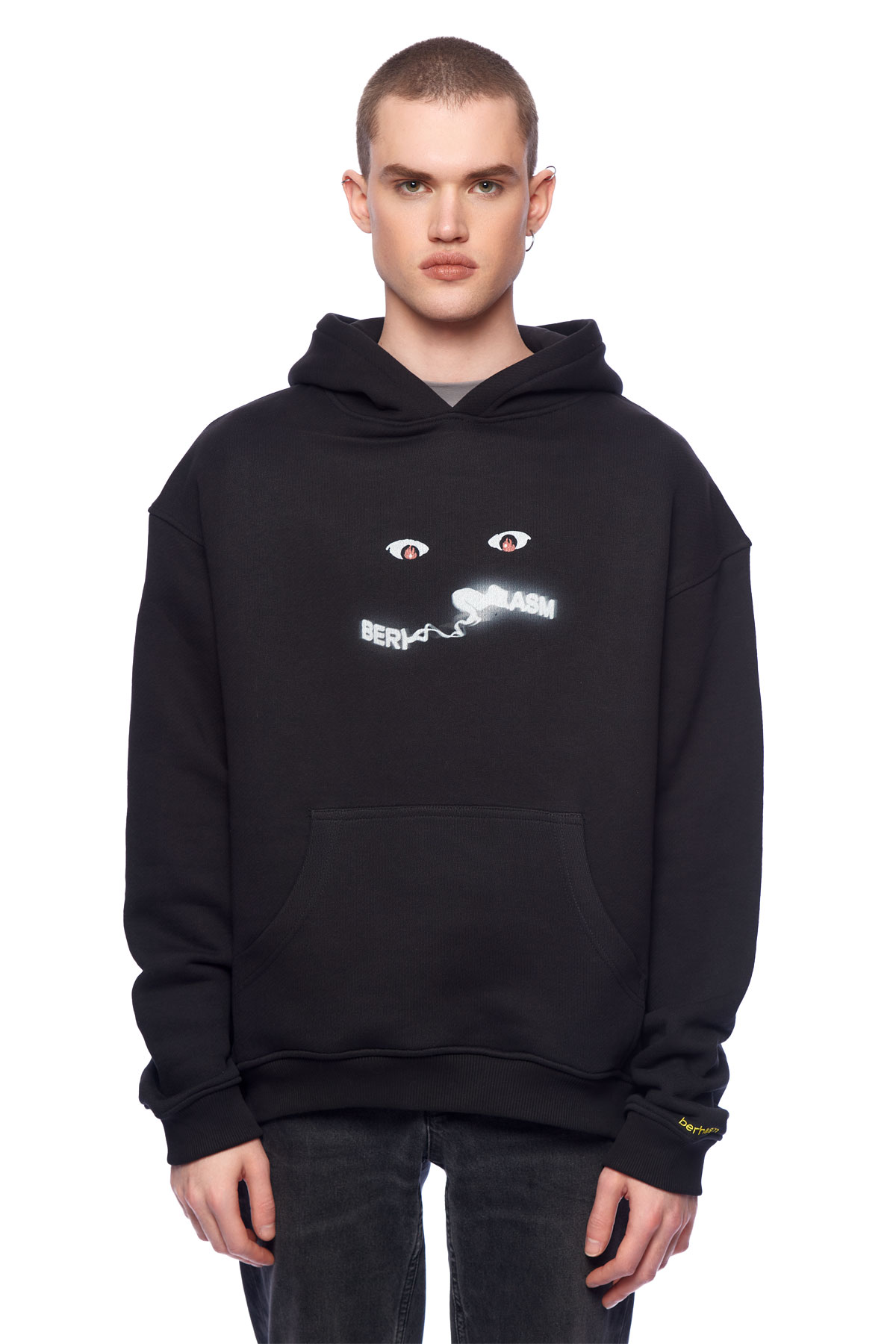 Ghost Eyes print hoodie