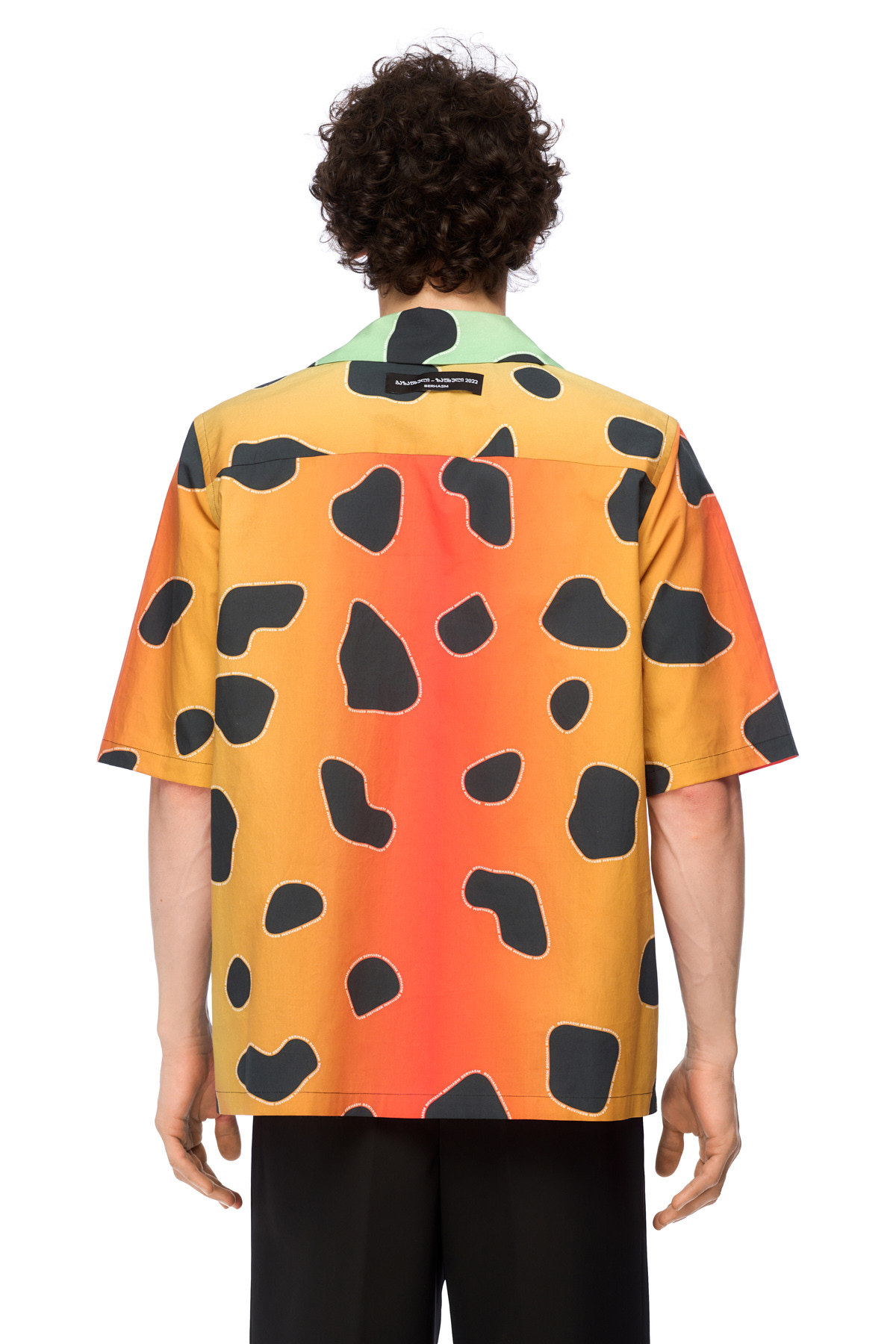 Рубашка с леопардовым принтом