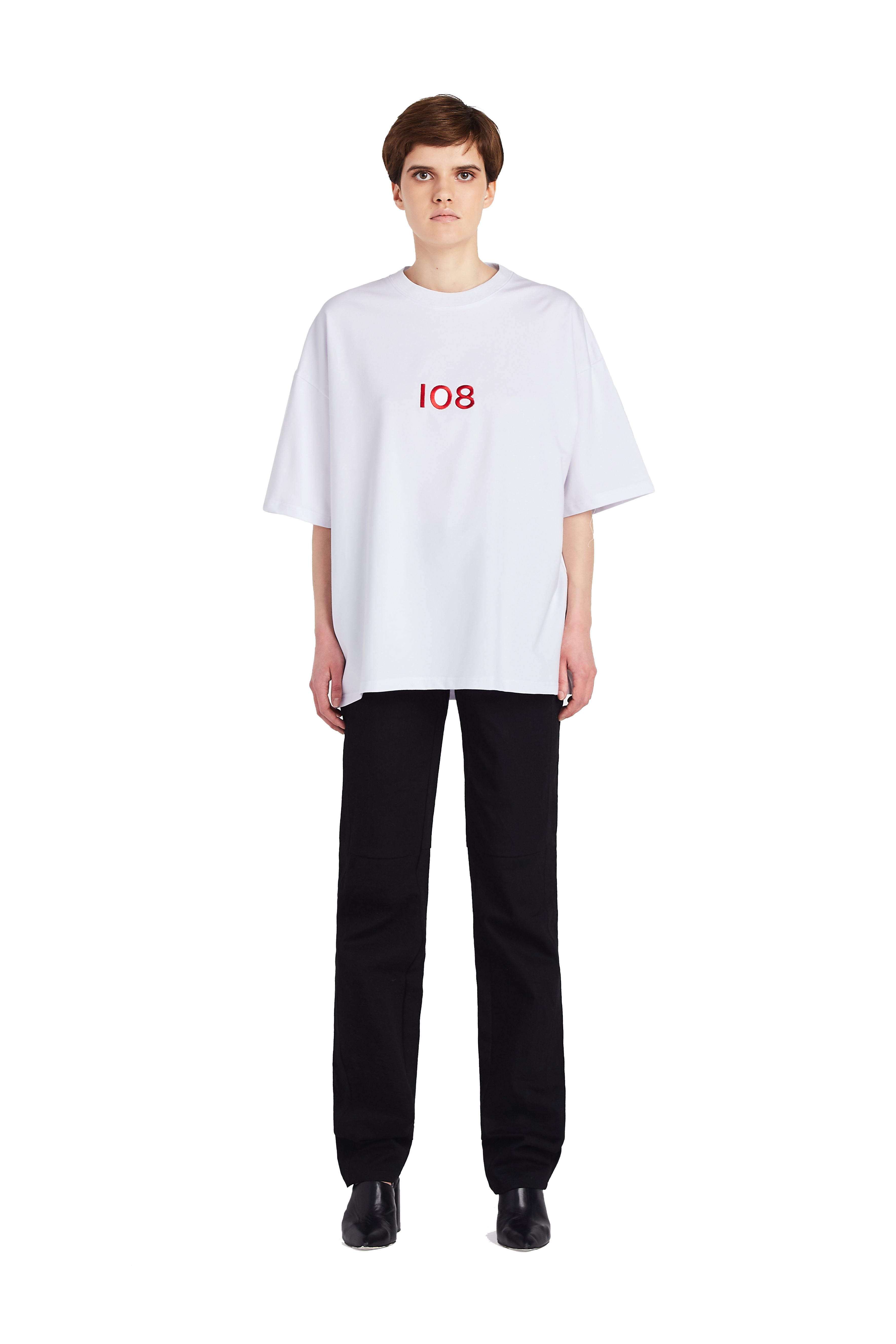Белая футболка СИСТЕМА 108