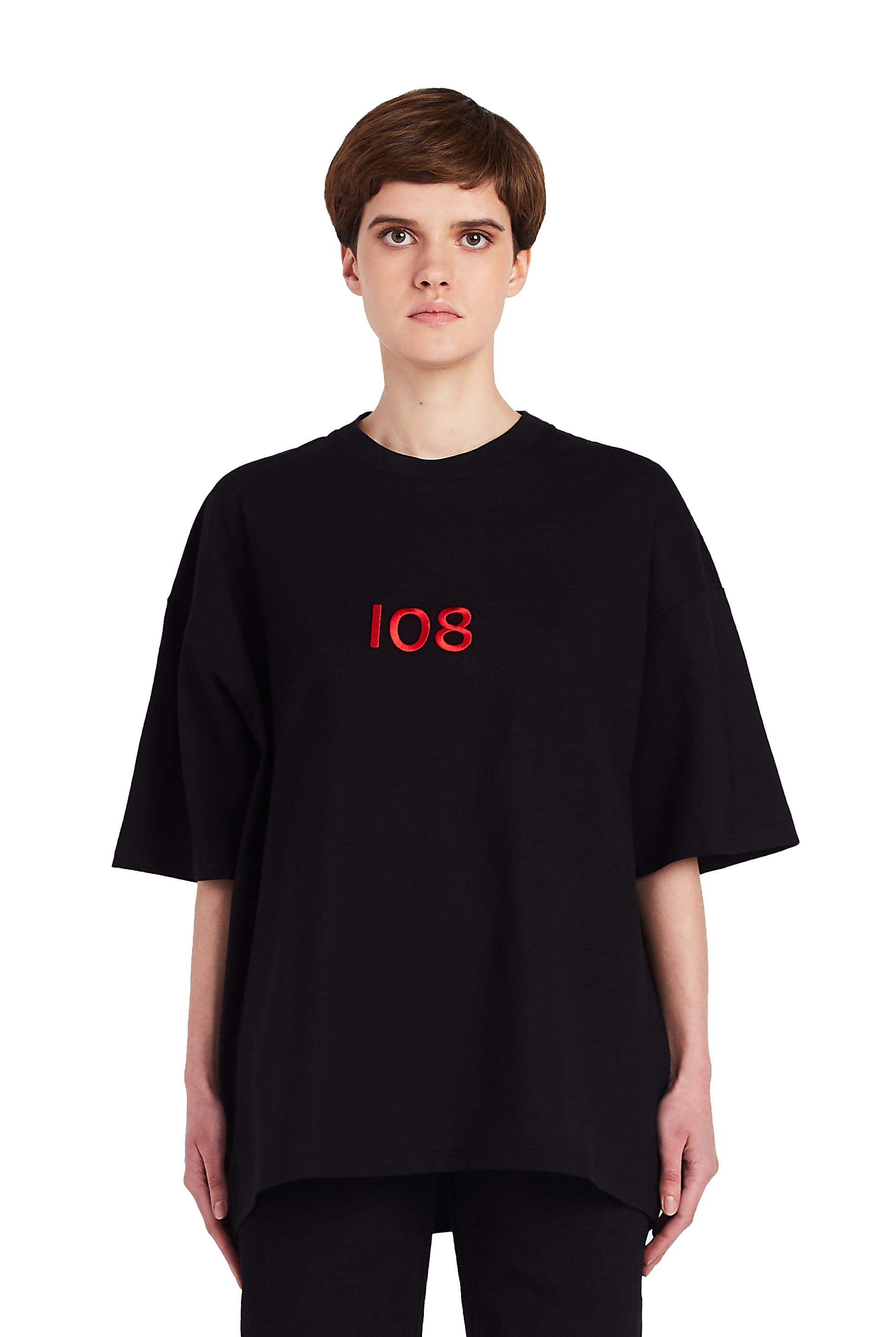 Black t-shirt SYSTEM 108